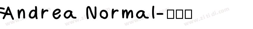 Andrea Normal字体转换